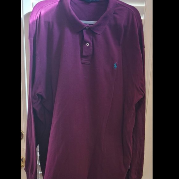 Ralph Lauren long sleeve polo 2XL - Picture 6 of 6
